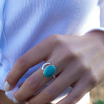 Turquoise Ring ~ Sterling Silver 925 ~ MR178 - Maresia Jewelry