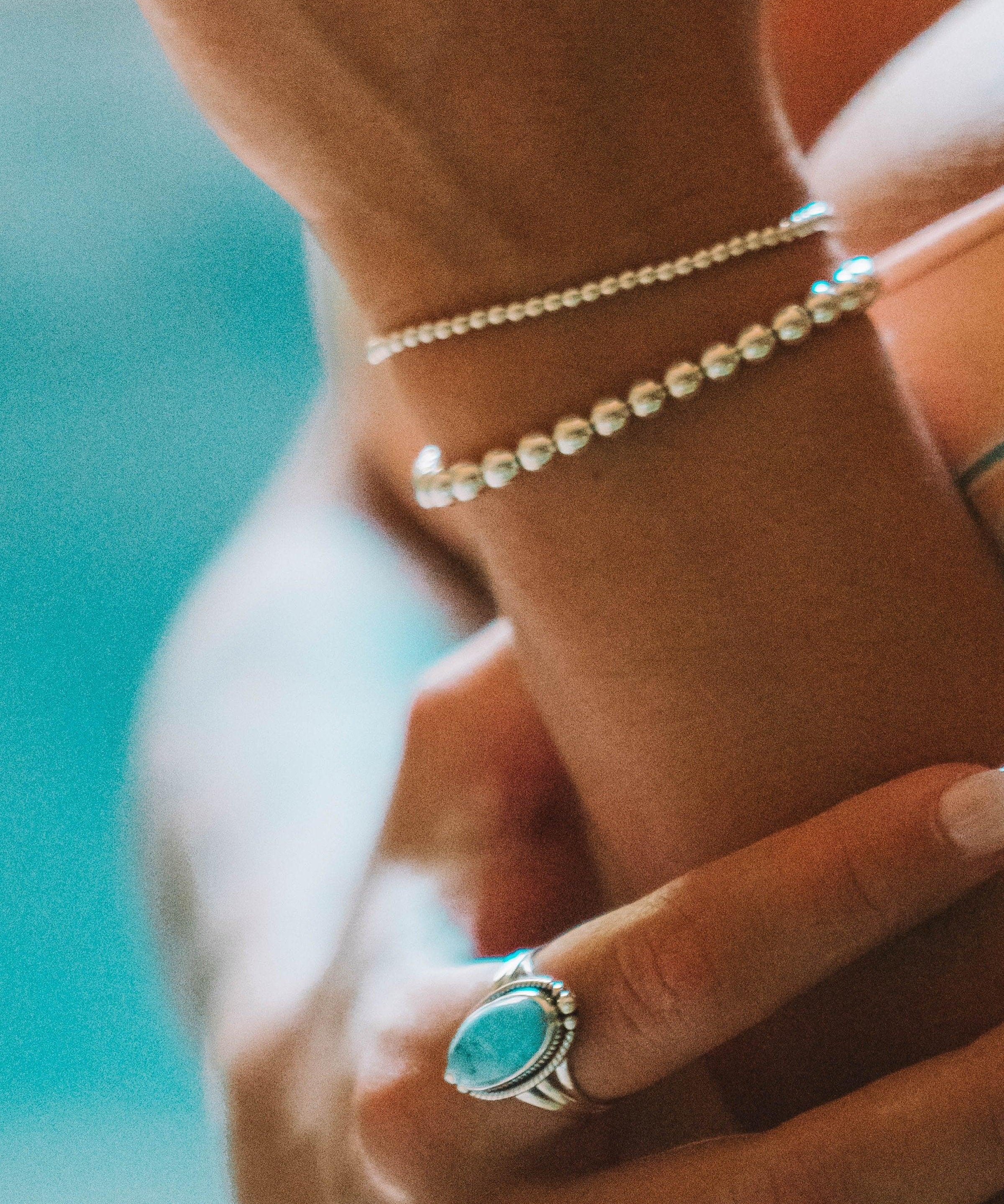 Turquoise Ring ~ Sterling Silver 925 ~ Handmade ~ Statement ~ Hippie ~ Bohemian ~ Jewelry ~Gift For Her ~Gemstone~December Birthstone~MR249