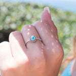 Turquoise Ring ~Sterling Silver 925~SMR024 - Maresia Jewelry
