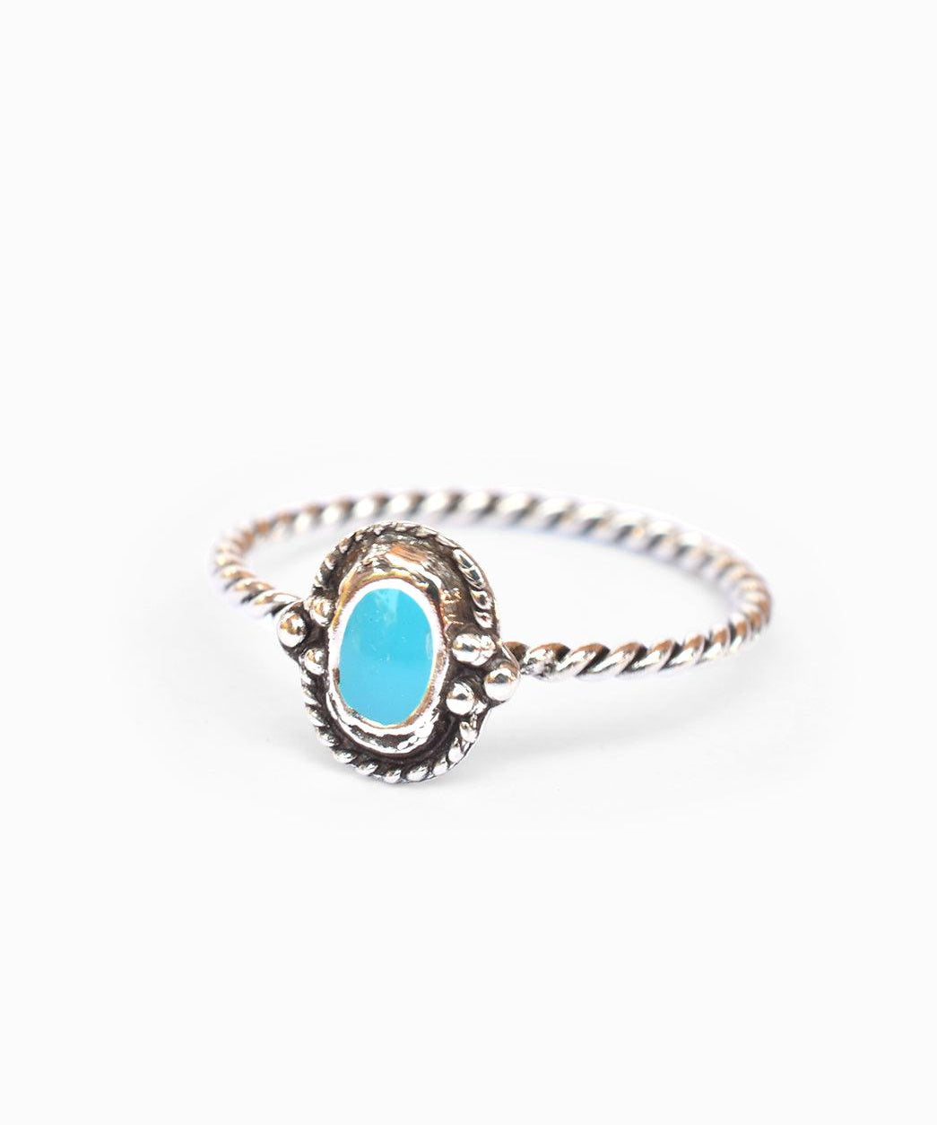 Turquoise Ring ~Sterling Silver 925~SMR024 - Maresia Jewelry