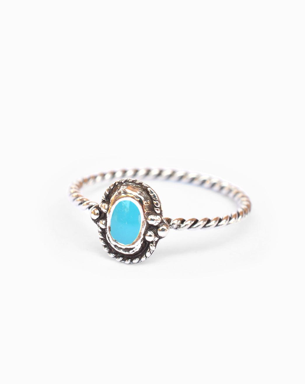 Turquoise Ring ~Sterling Silver 925~SMR024 - Maresia Jewelry