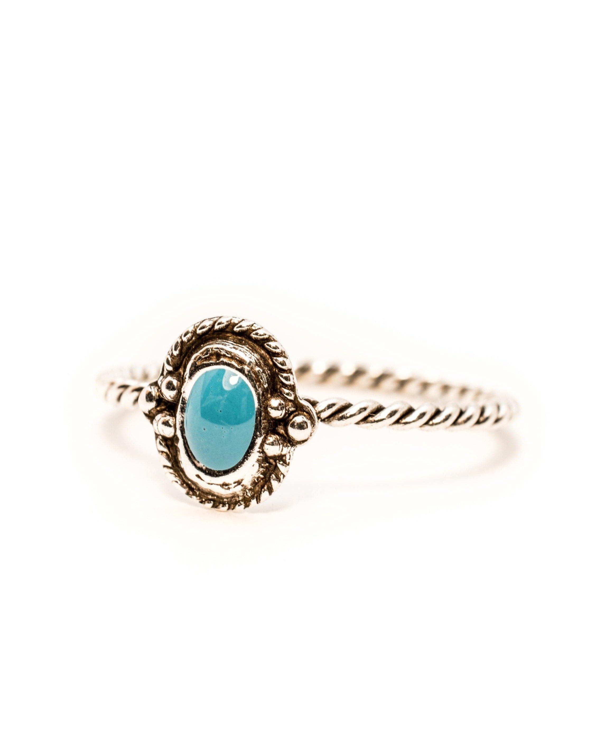 Turquoise Ring ~Sterling Silver 925~SMR024 - Maresia Jewelry