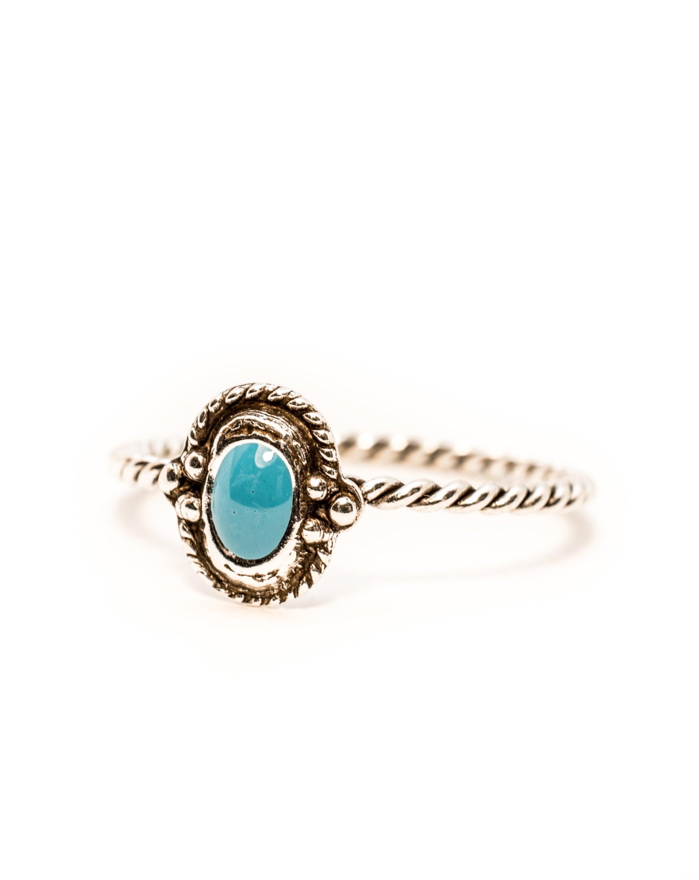 Turquoise Ring ~Sterling Silver 925~SMR024 - Maresia Jewelry