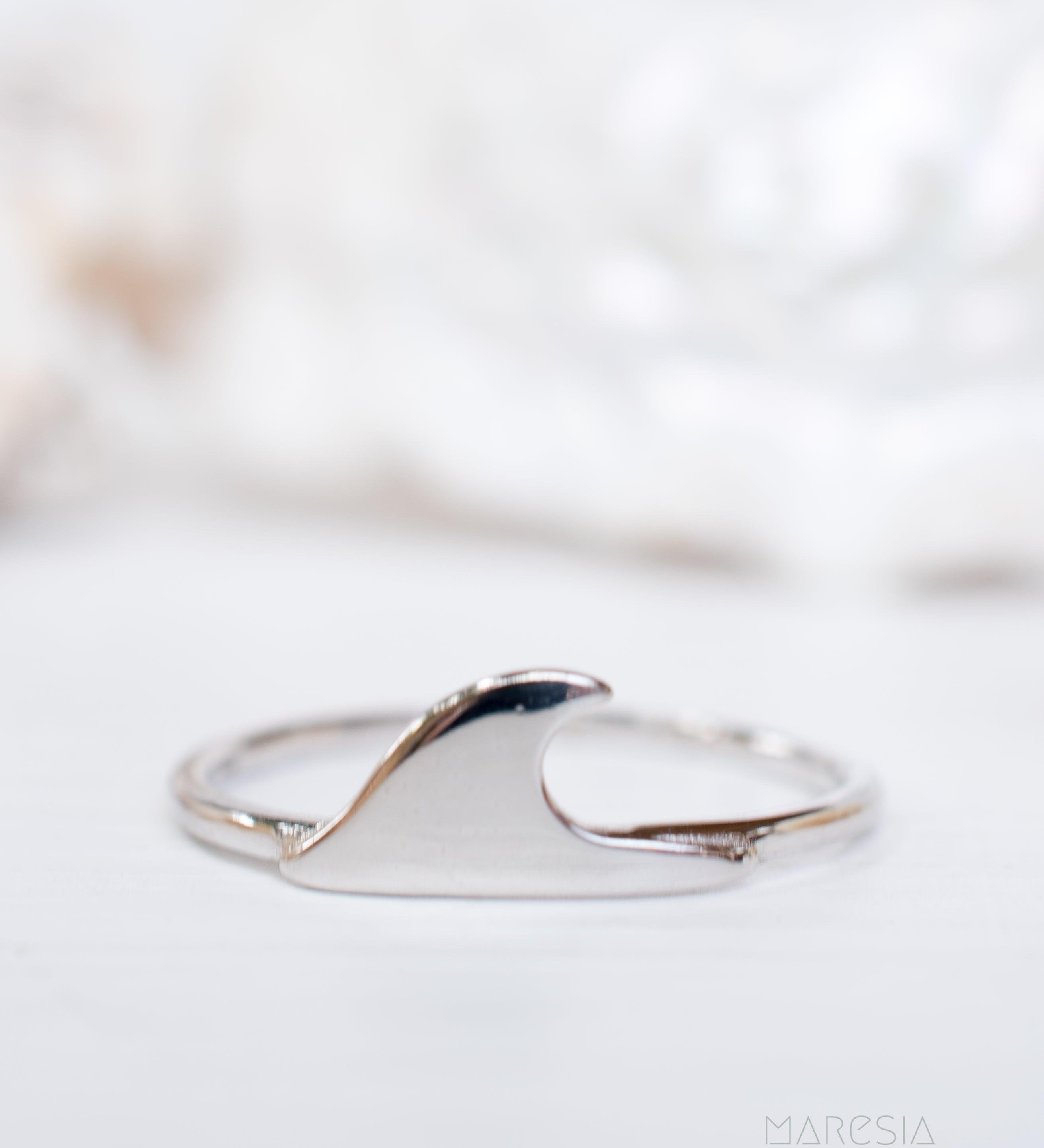 Ubatuba Wave Ring ~Sterling Silver 925~ SMR052 - Maresia Jewelry