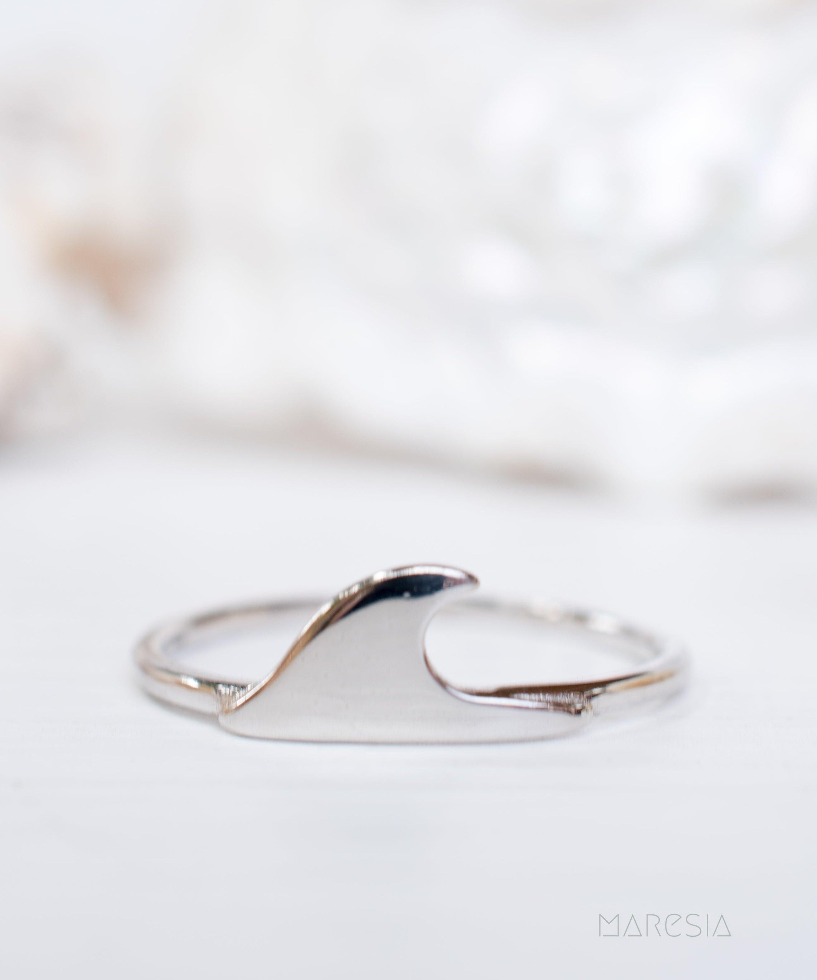 Ubatuba Wave Ring ~Sterling Silver 925~ SMR052 - Maresia Jewelry