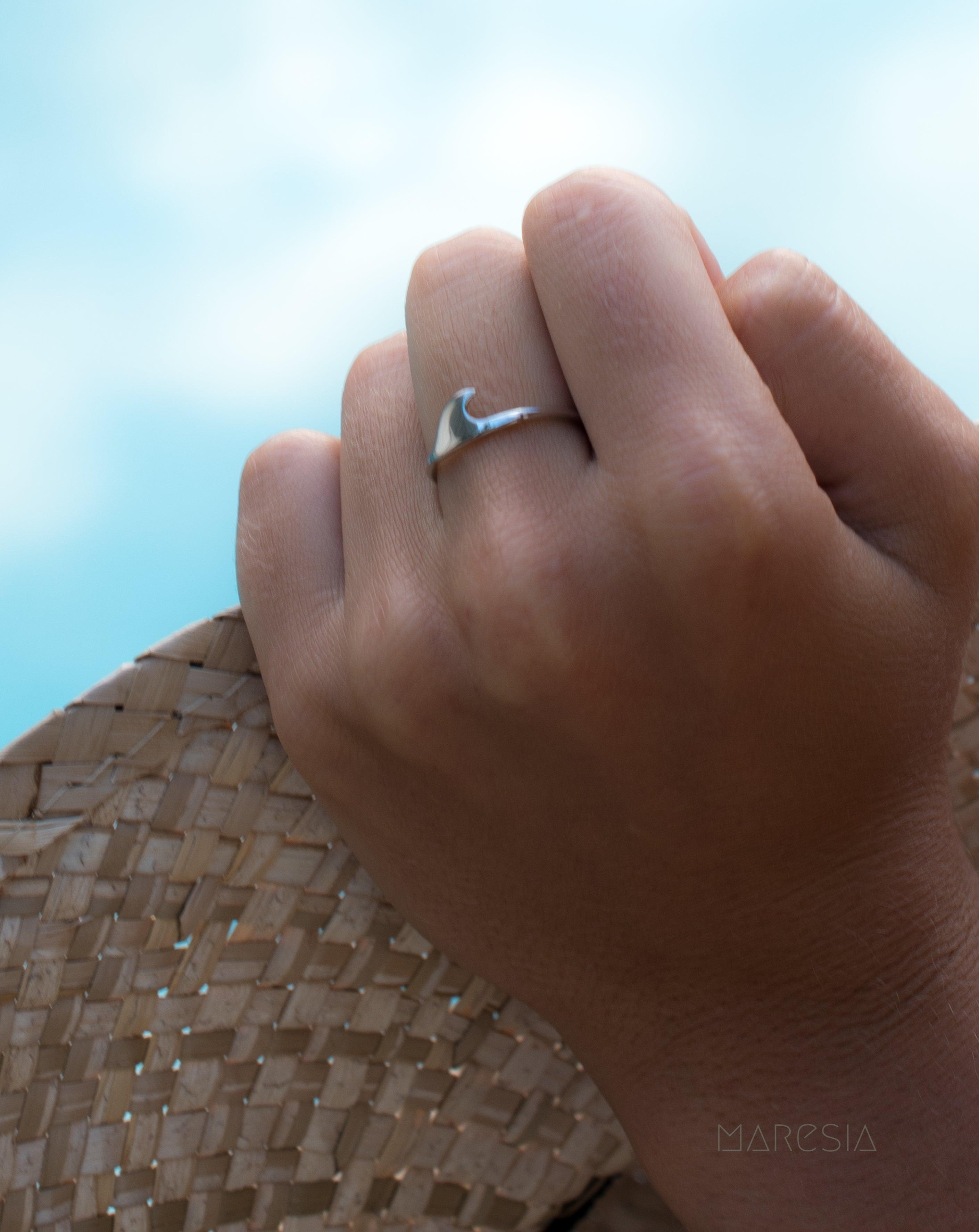 Ubatuba Wave Ring ~Sterling Silver 925~ SMR052 - Maresia Jewelry