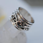 Unisex Spinner Ring ~Sterling Silver 925 ~MS003 - Maresia Jewelry
