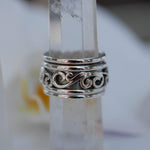 Unisex Spinner Ring ~Sterling Silver 925 ~MS003 - Maresia Jewelry