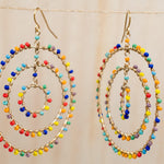 Vania Chandelier Earrings ~Gold Plated ~ SME033 - Maresia Jewelry