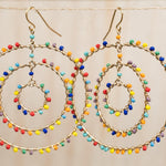 Vania Chandelier Earrings ~Gold Plated ~ SME033 - Maresia Jewelry