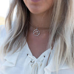 Wave Leather Choker ~ Sterling Silver 925 - Maresia Jewelry