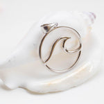 Wave & Leaf ~ Leather Choker ~ Sterling Silver 925~MN037 - Maresia Jewelry