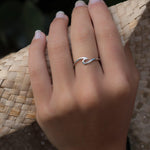 Wave Ring~ Sterling Silver 925~ SMR072 - Maresia Jewelry