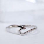 Wave Ring~ Sterling Silver 925~ SMR072 - Maresia Jewelry