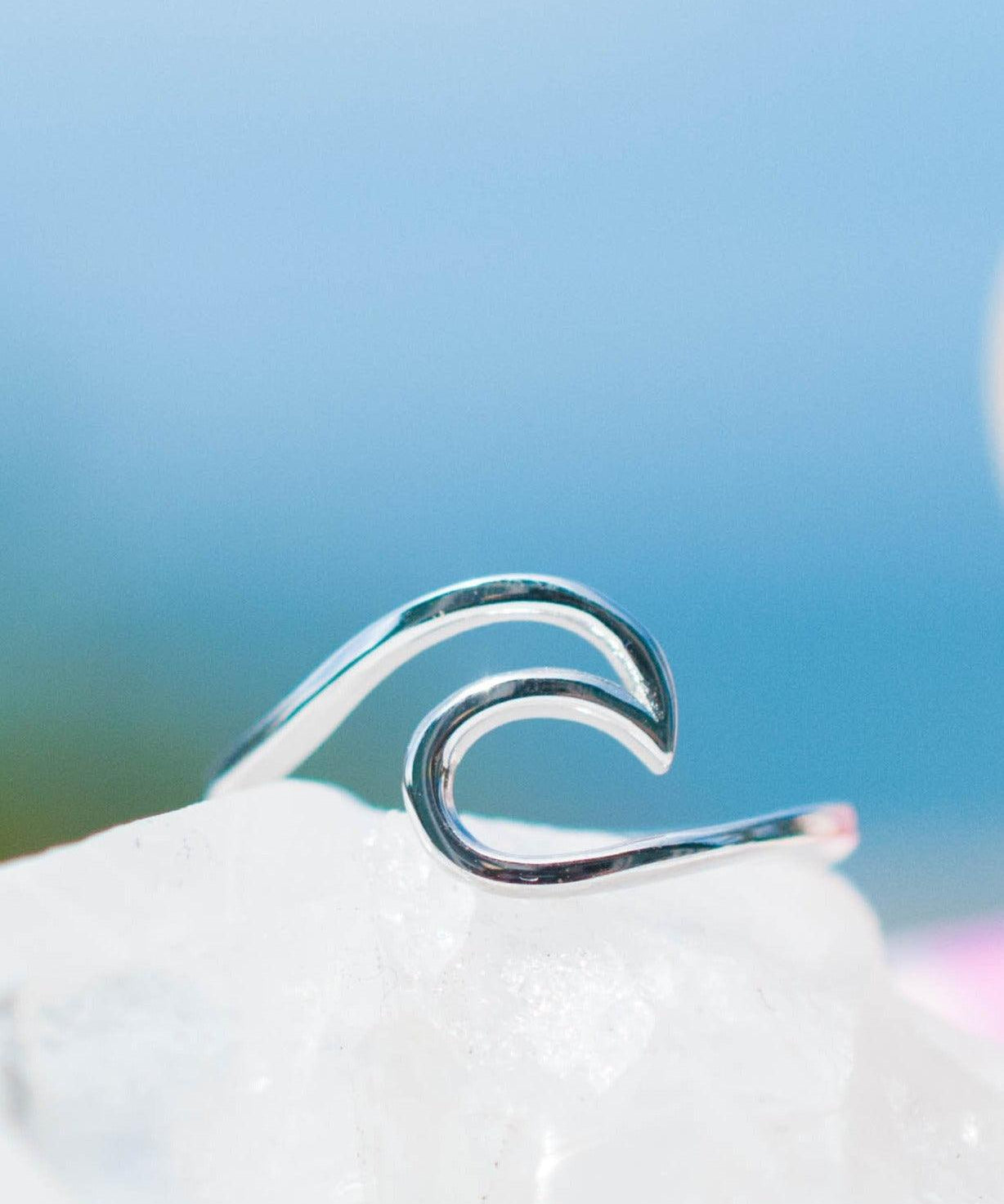 Wave Ring ~Sterling Silver 925~ MR005 - Maresia Jewelry
