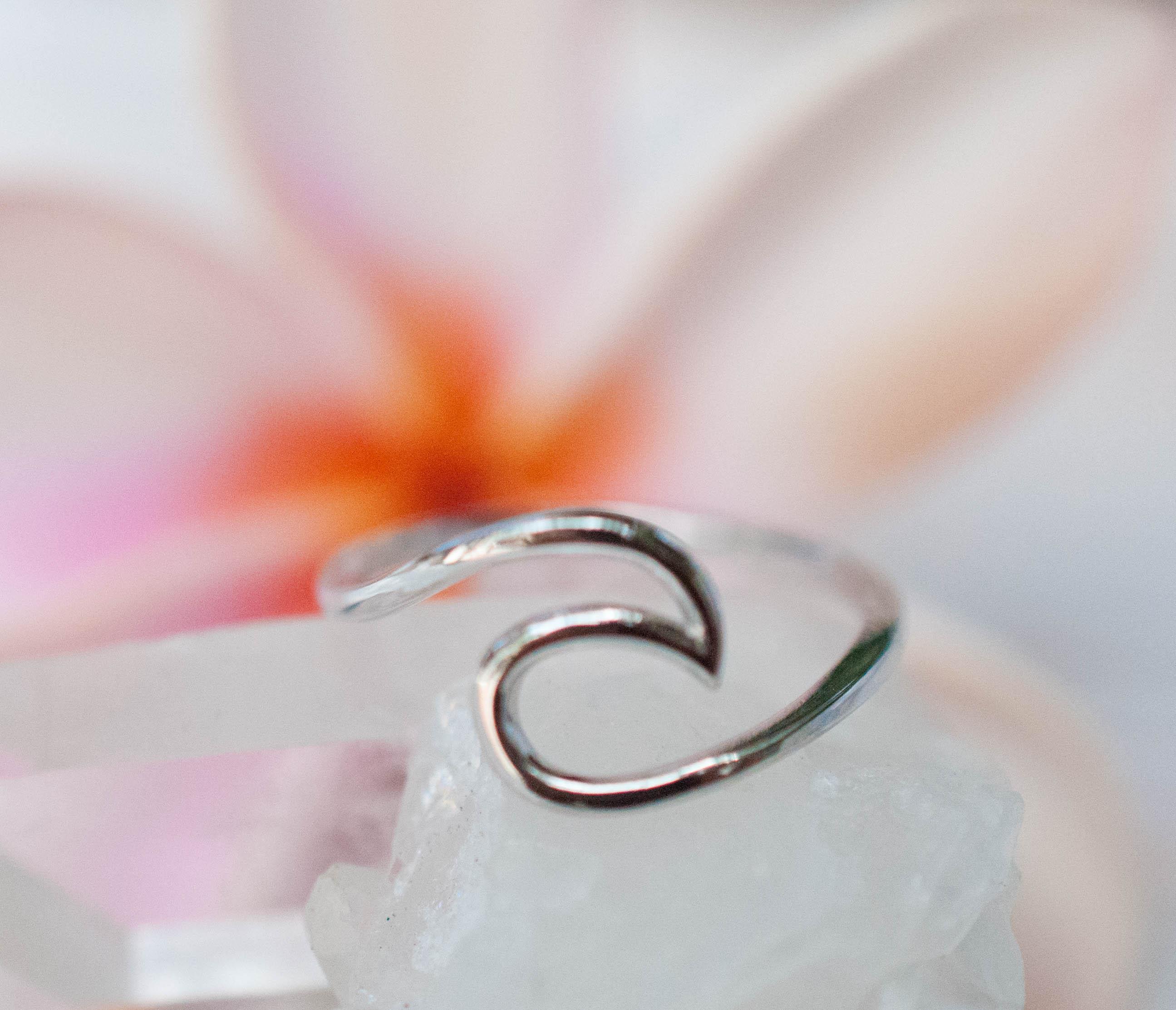 Wave Ring ~Sterling Silver 925~ MR005 - Maresia Jewelry