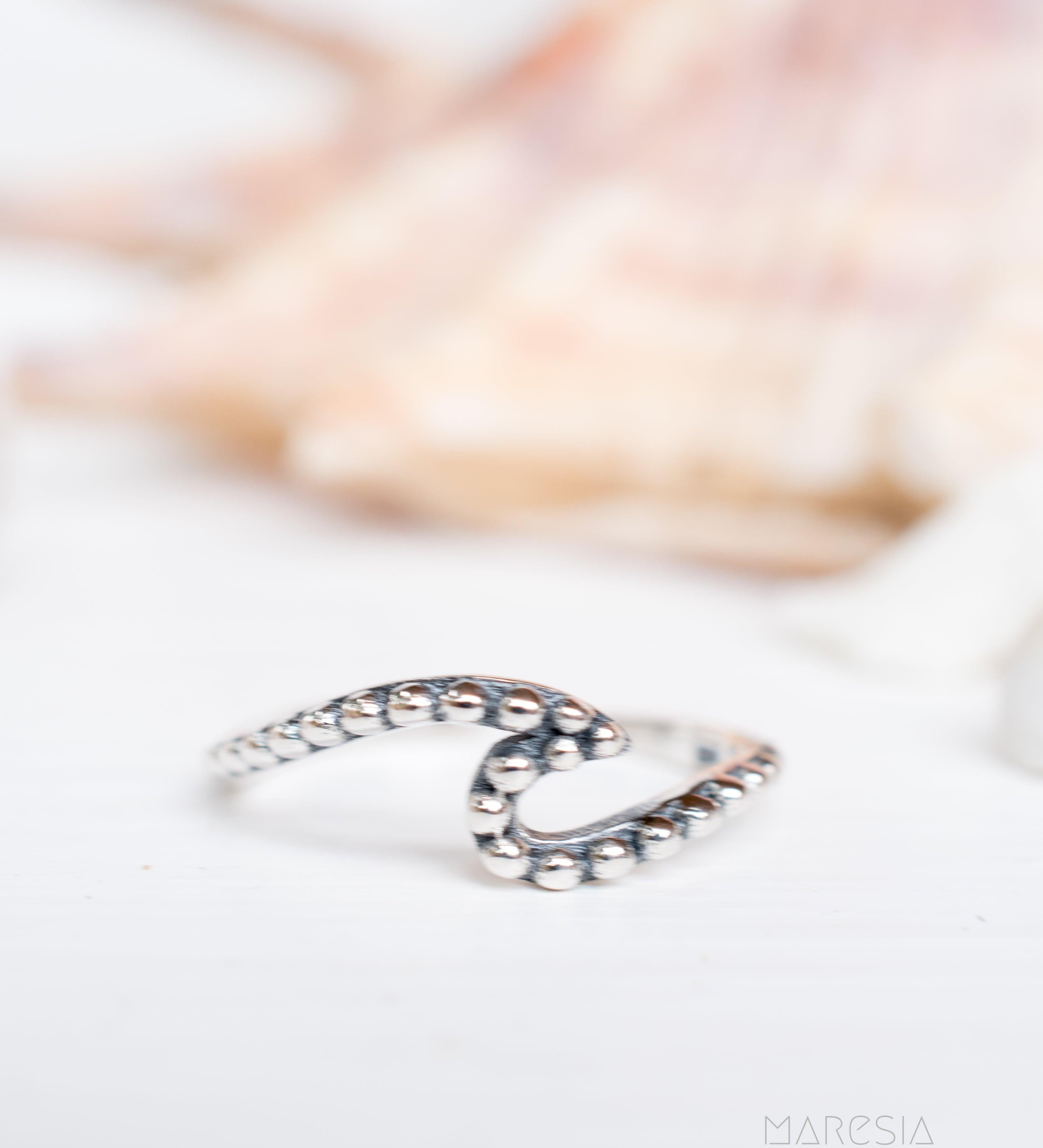 Wave Toe Ring ~ Sterling Silver 925~ SMT016 - Maresia Jewelry