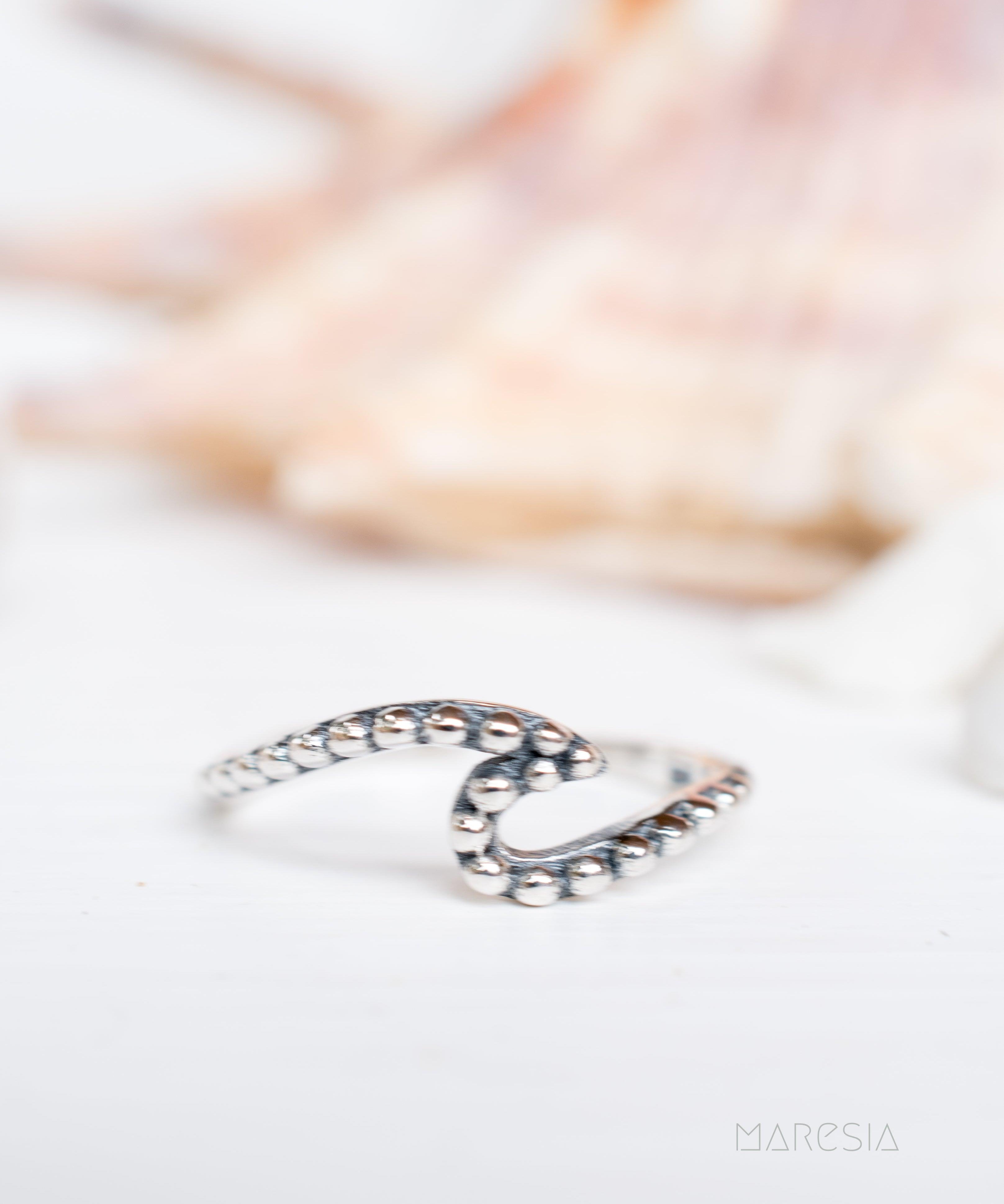 Wave Toe Ring ~ Sterling Silver 925~ SMT016 - Maresia Jewelry