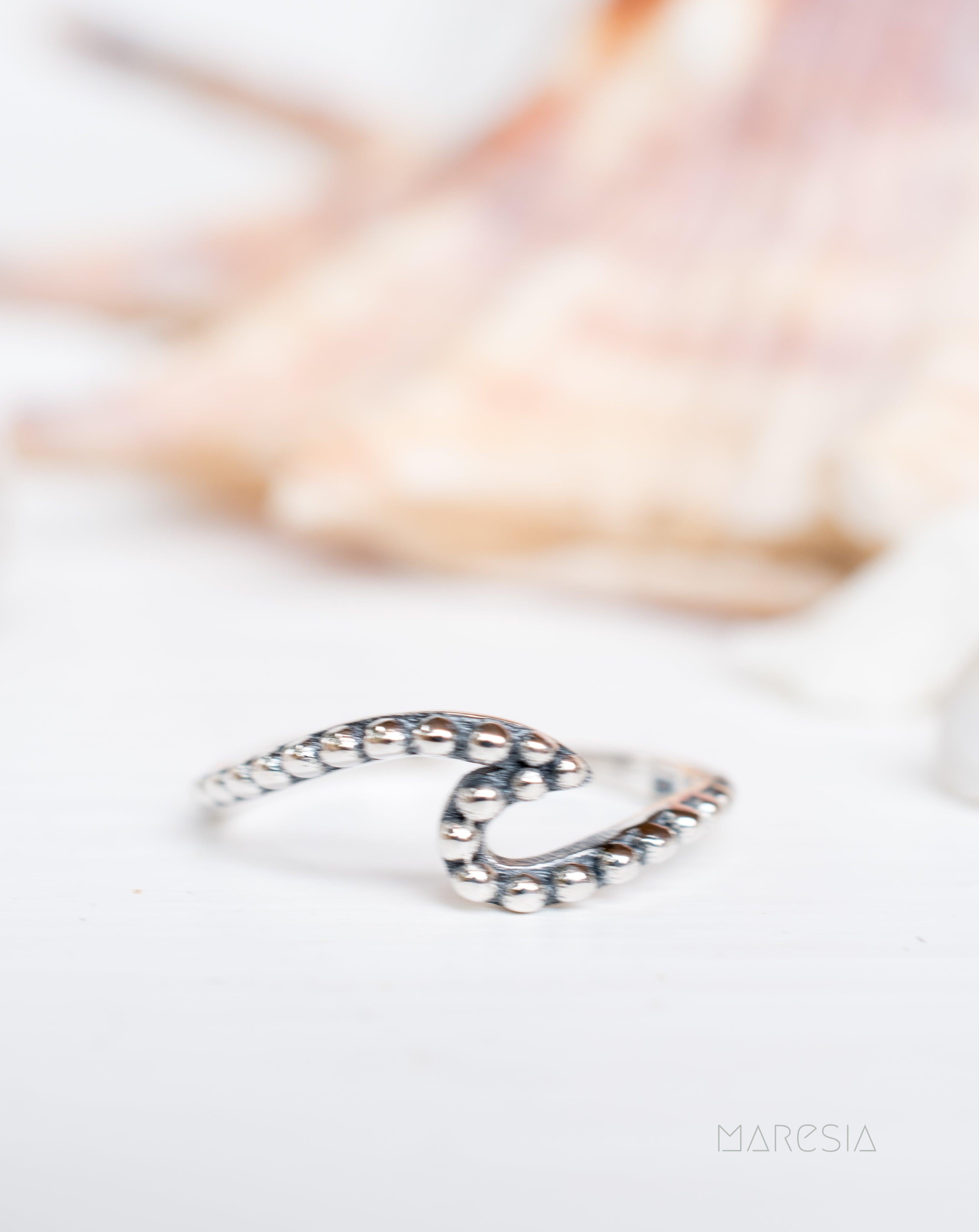 Wave Toe Ring ~ Sterling Silver 925~ SMT016 - Maresia Jewelry
