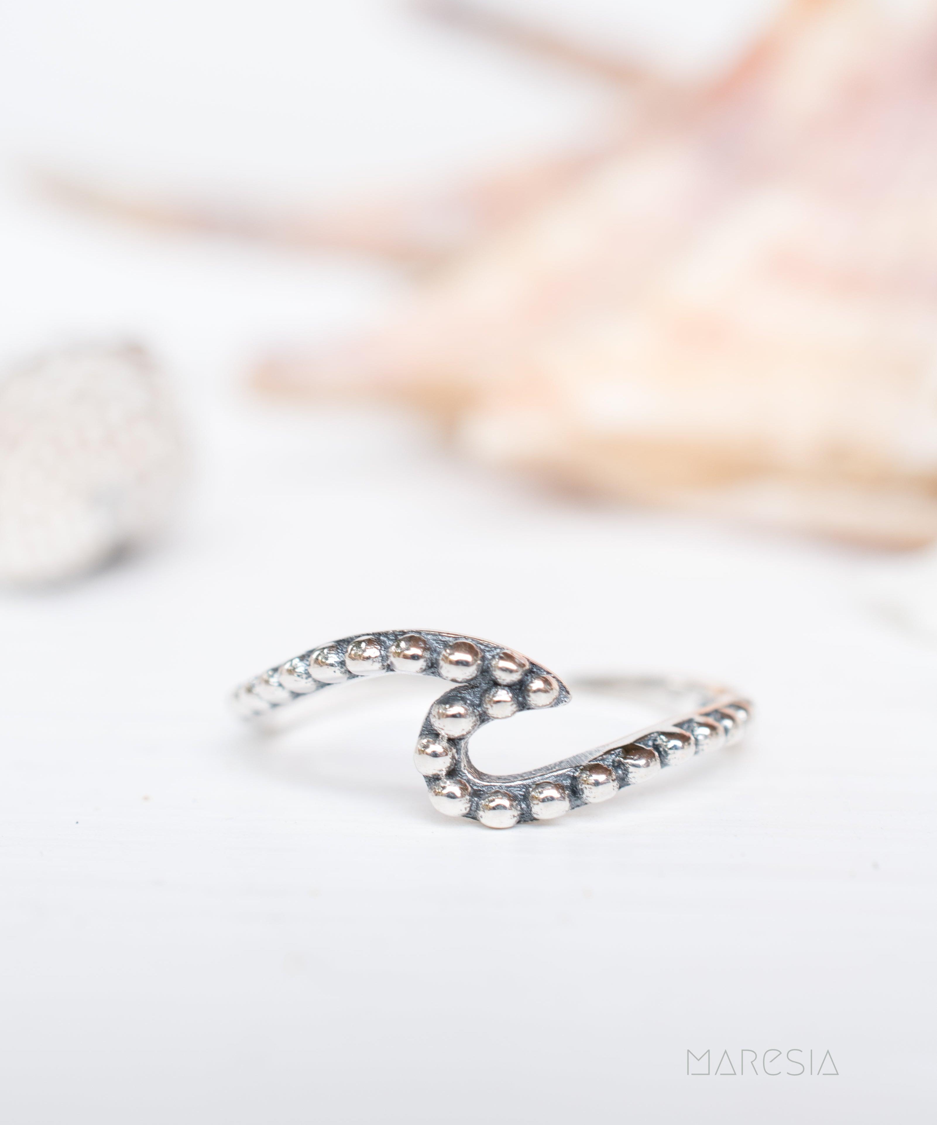 Wave Toe Ring ~ Sterling Silver 925~ SMT016 - Maresia Jewelry