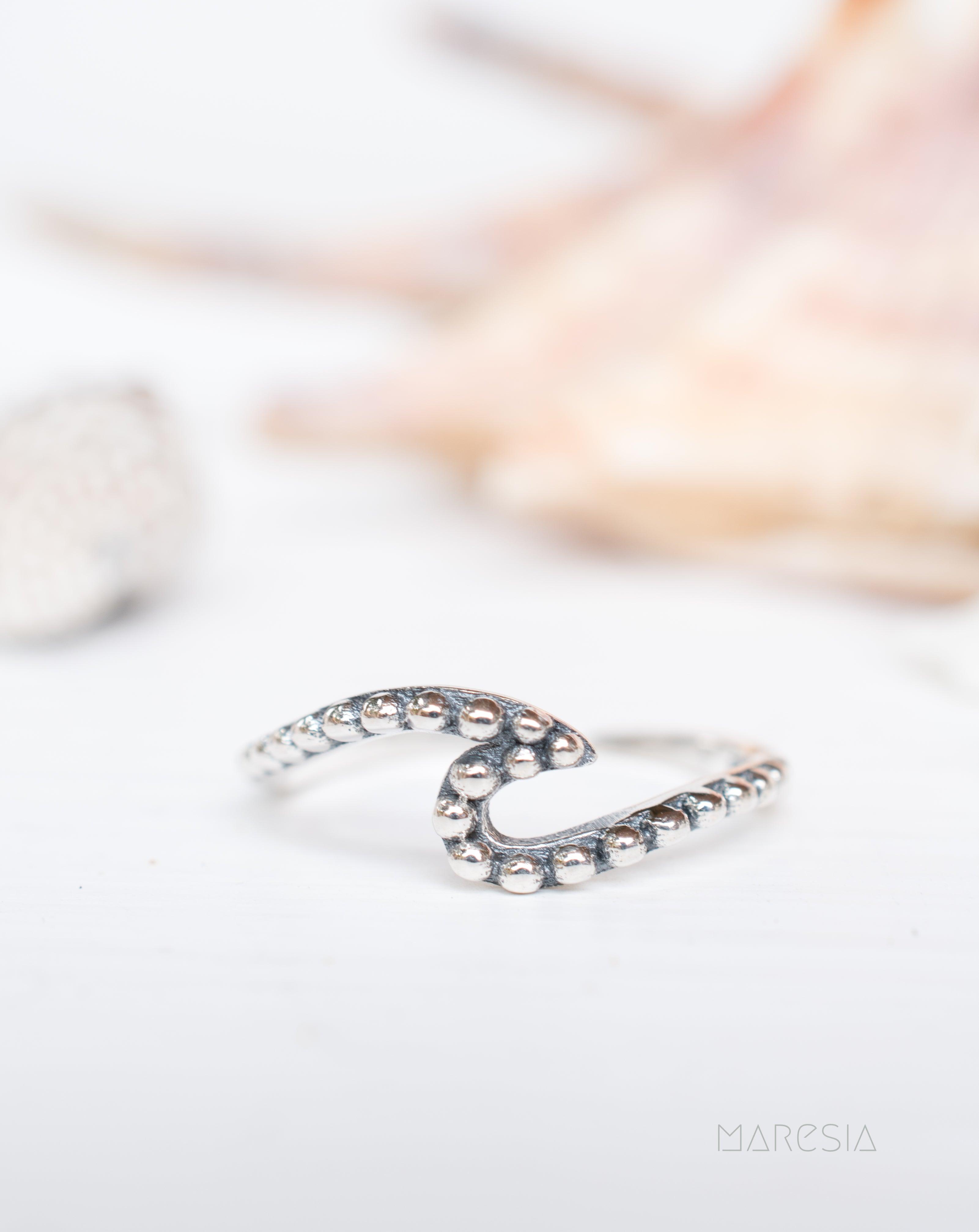 Wave Toe Ring ~ Sterling Silver 925~ SMT016 - Maresia Jewelry