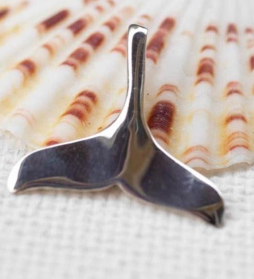 Whale tail Pendant ~ Sterling Silver 925 ~ SMP059 - Maresia Jewelry