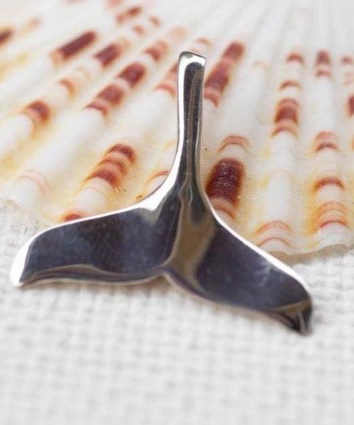 Whale tail Pendant ~ Sterling Silver 925 ~ SMP059 - Maresia Jewelry