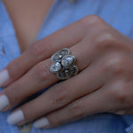 White Topaz Ring ~ Sterling Silver 925 ~MR091 - Maresia Jewelry